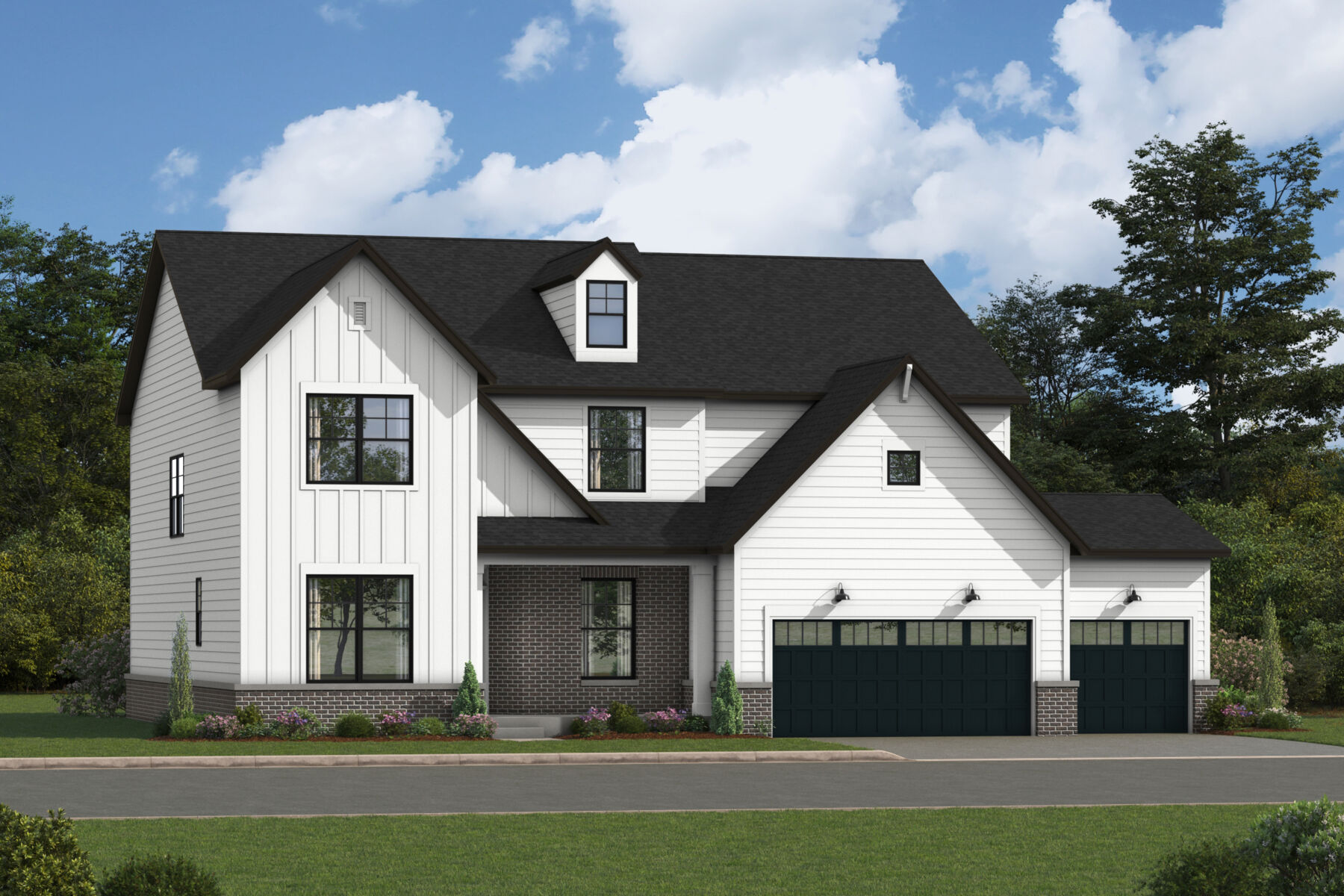 Sutcliff Elevation Urban Farmhouse