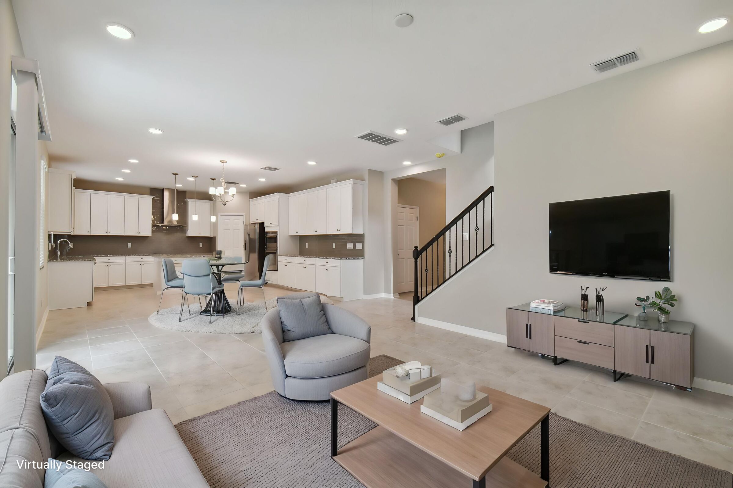 Family Room - Virtually Staged