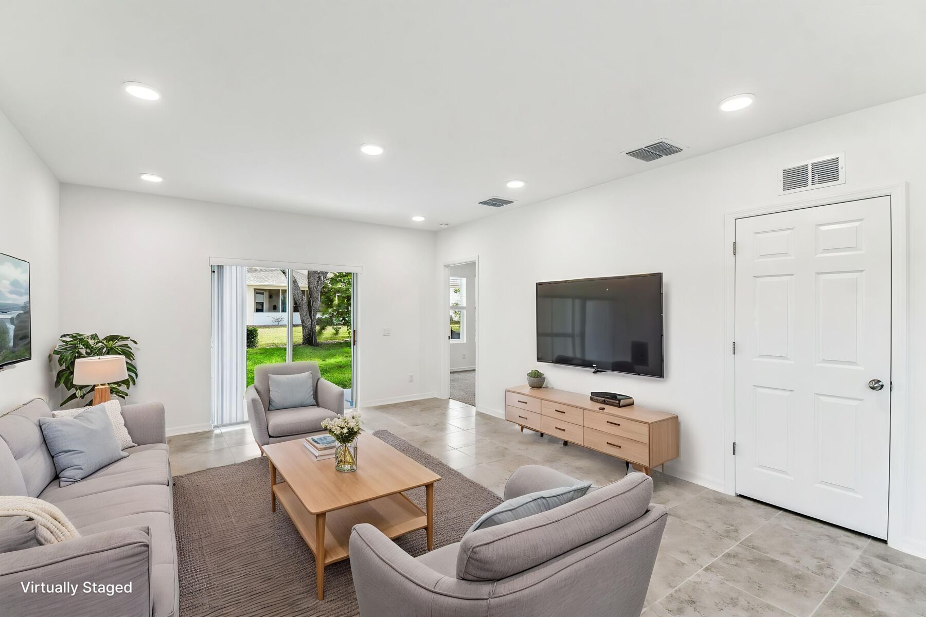 Family Room - Virtually Staged