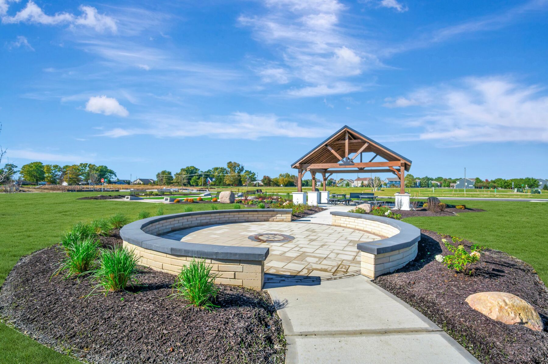 Compass Seating Area