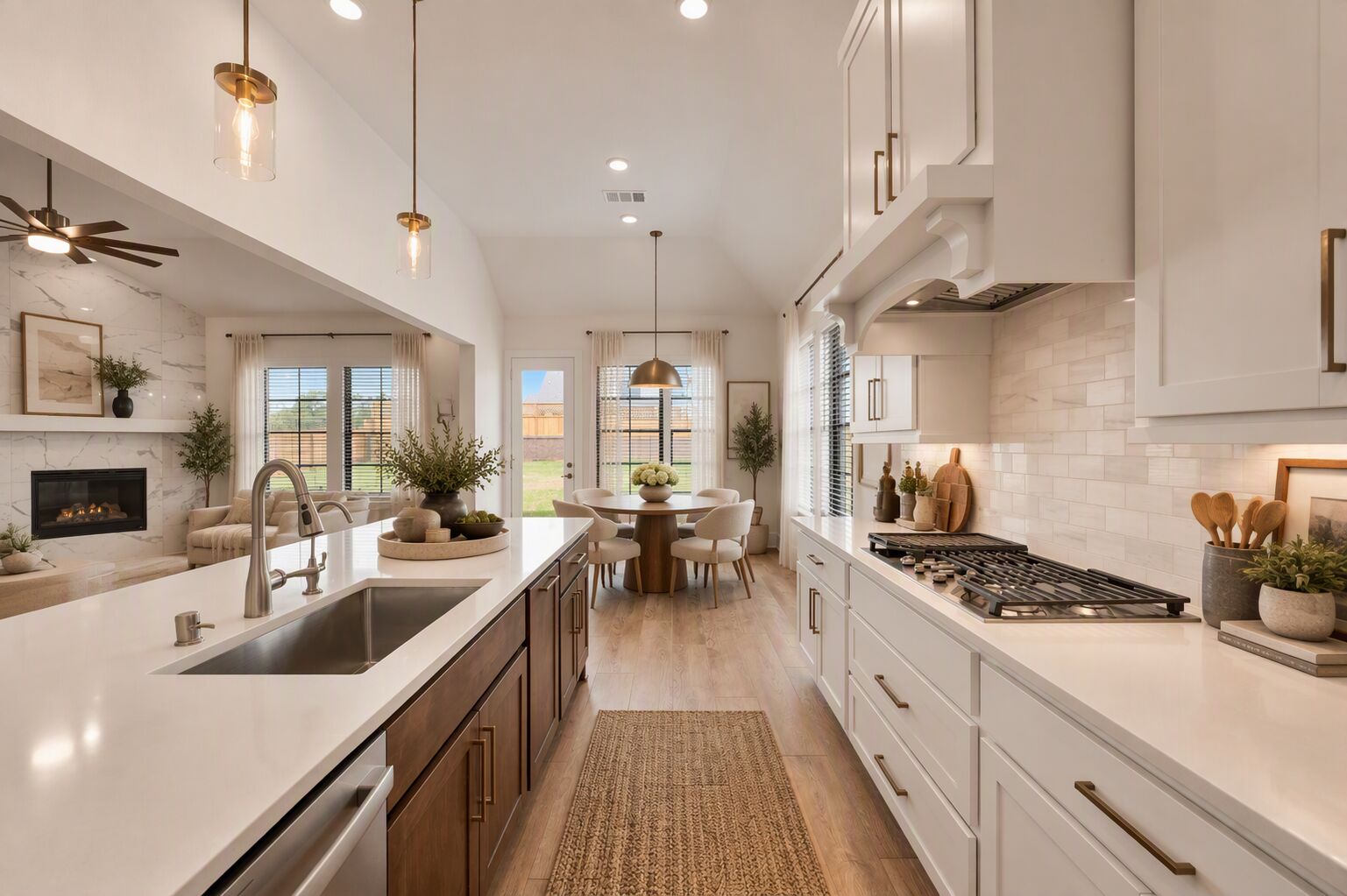 Virtually Staged Kitchen
