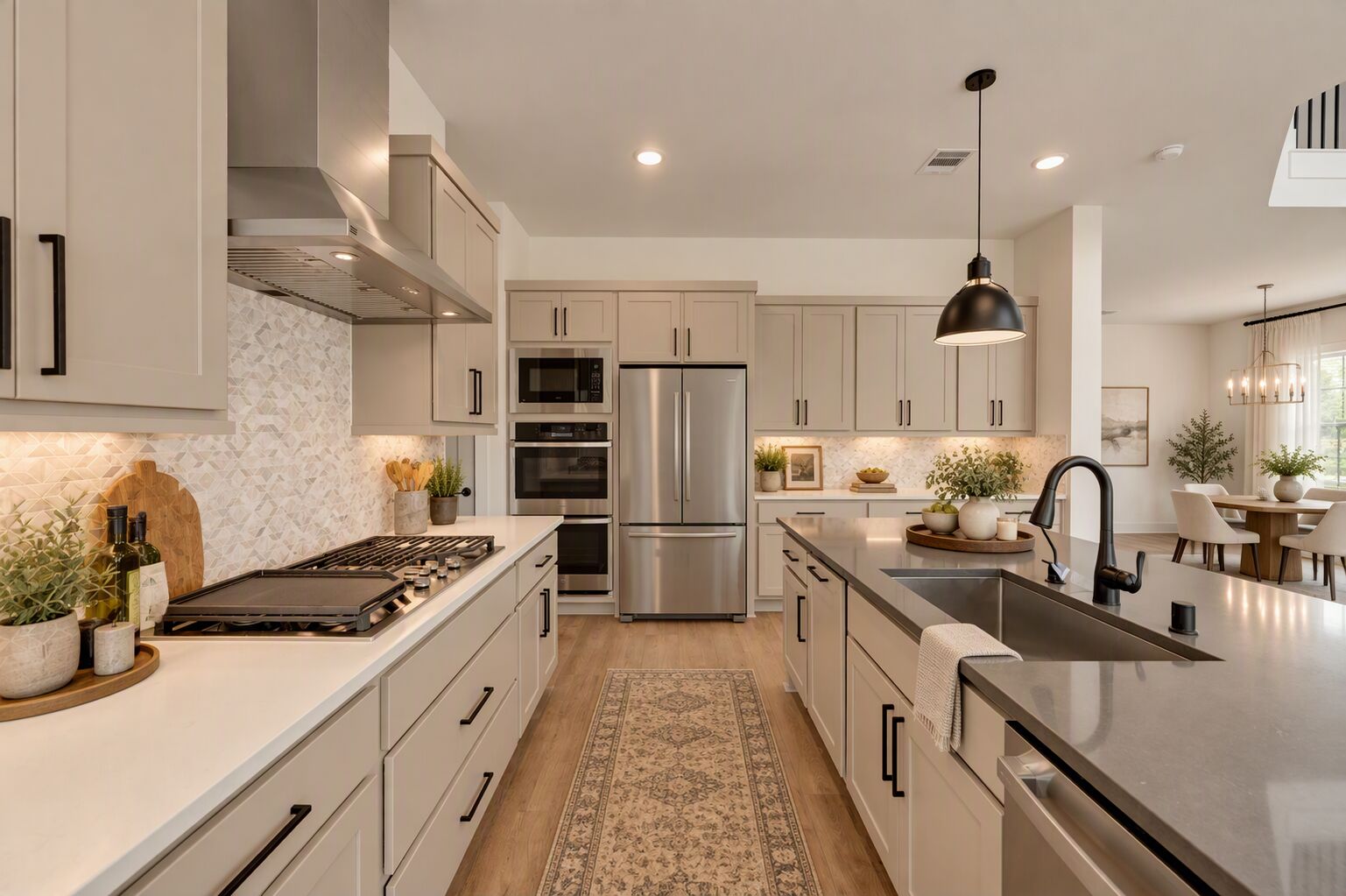 Virtually Staged Kitchen