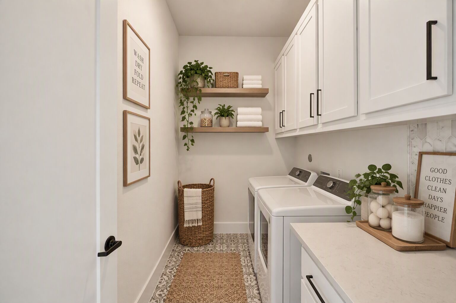 Virtually Staged Laundry