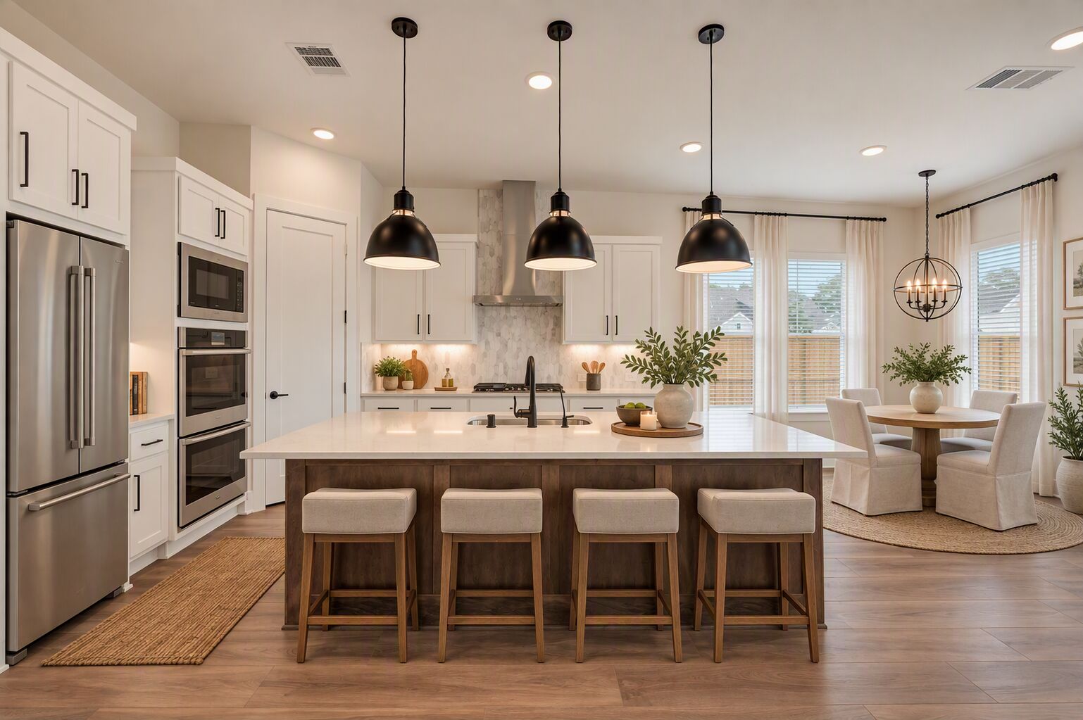 Virtually Staged Kitchen