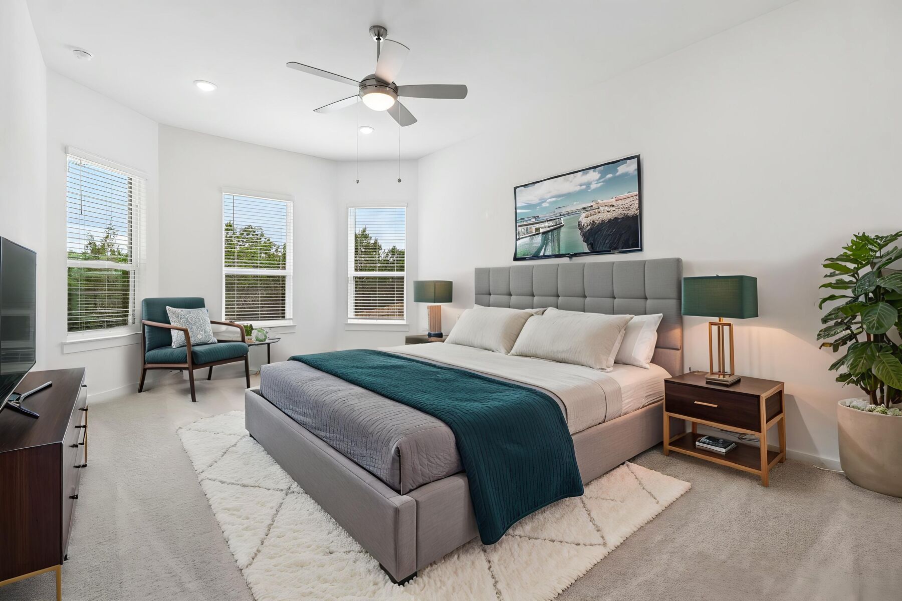 Primary Bedroom - Virtually Staged