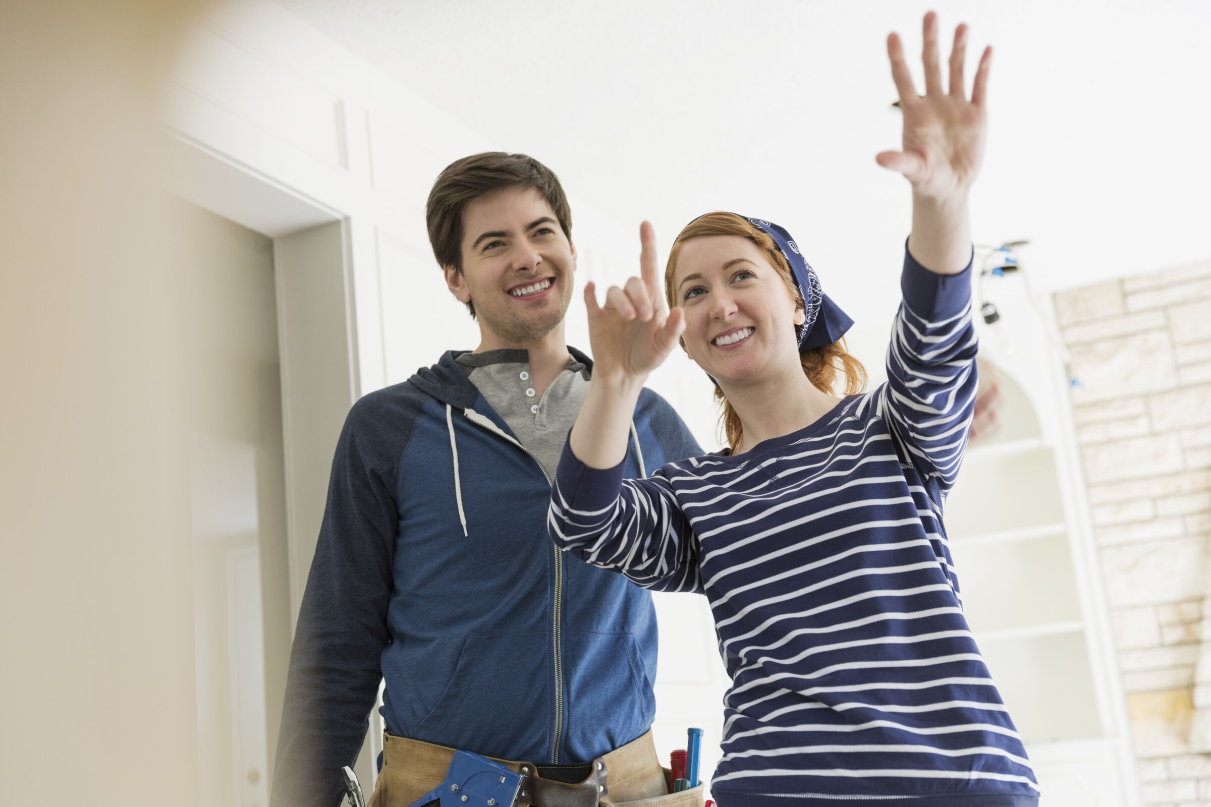 Couple Working on Home Renovations