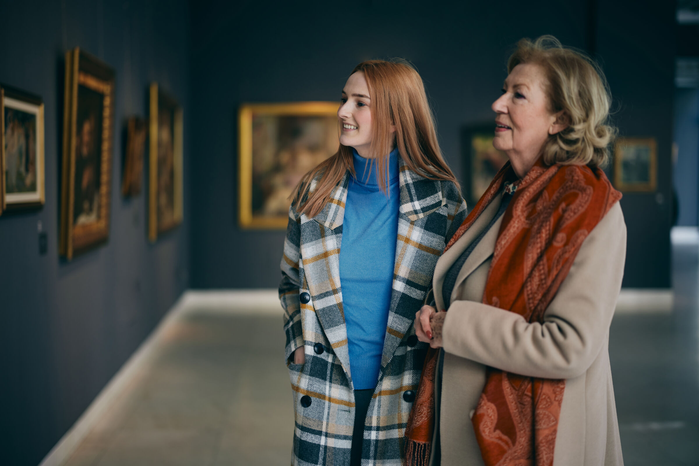 People at Museum