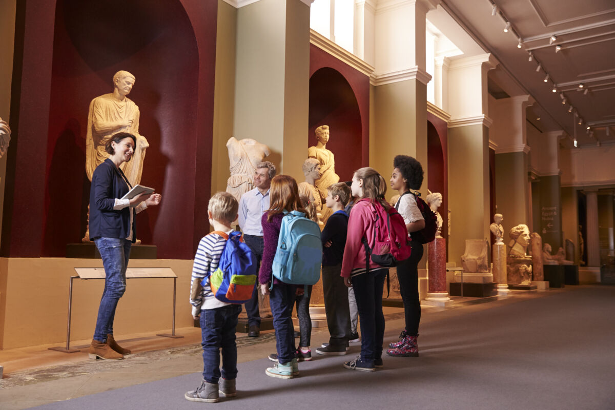 People at Museum