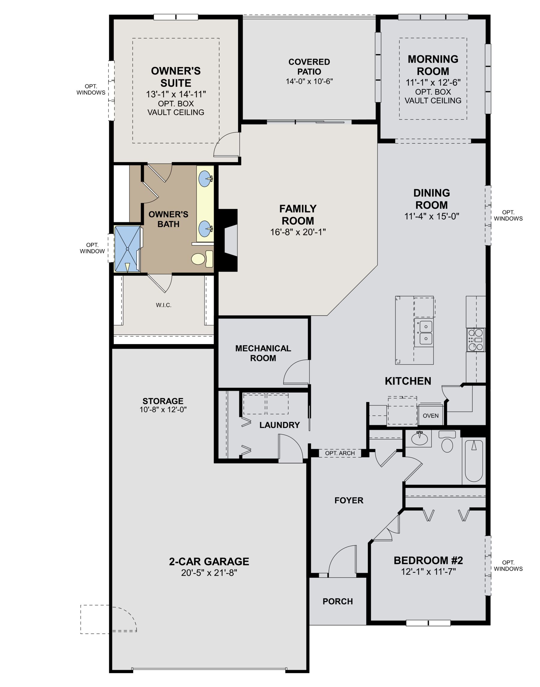 Amber Fields Willow II Floorplan