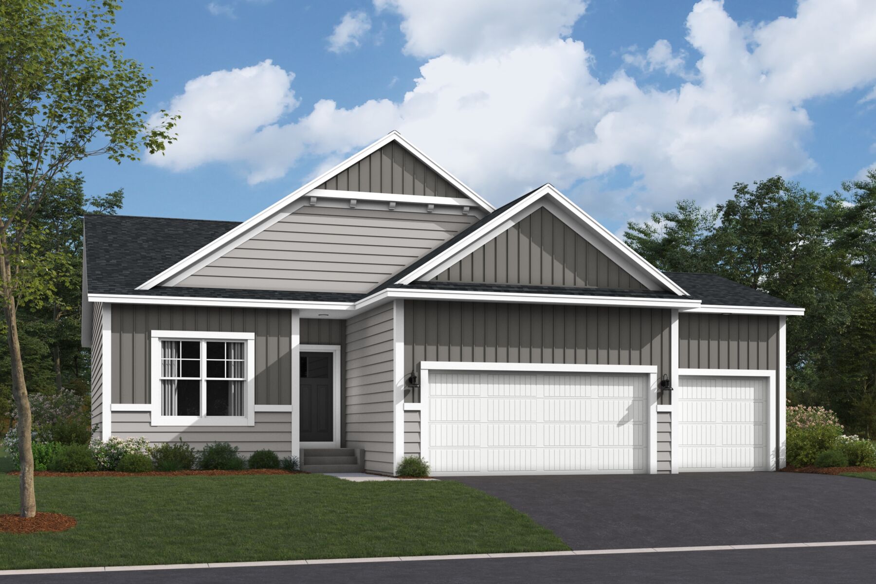 Ivy Elevation 3-car