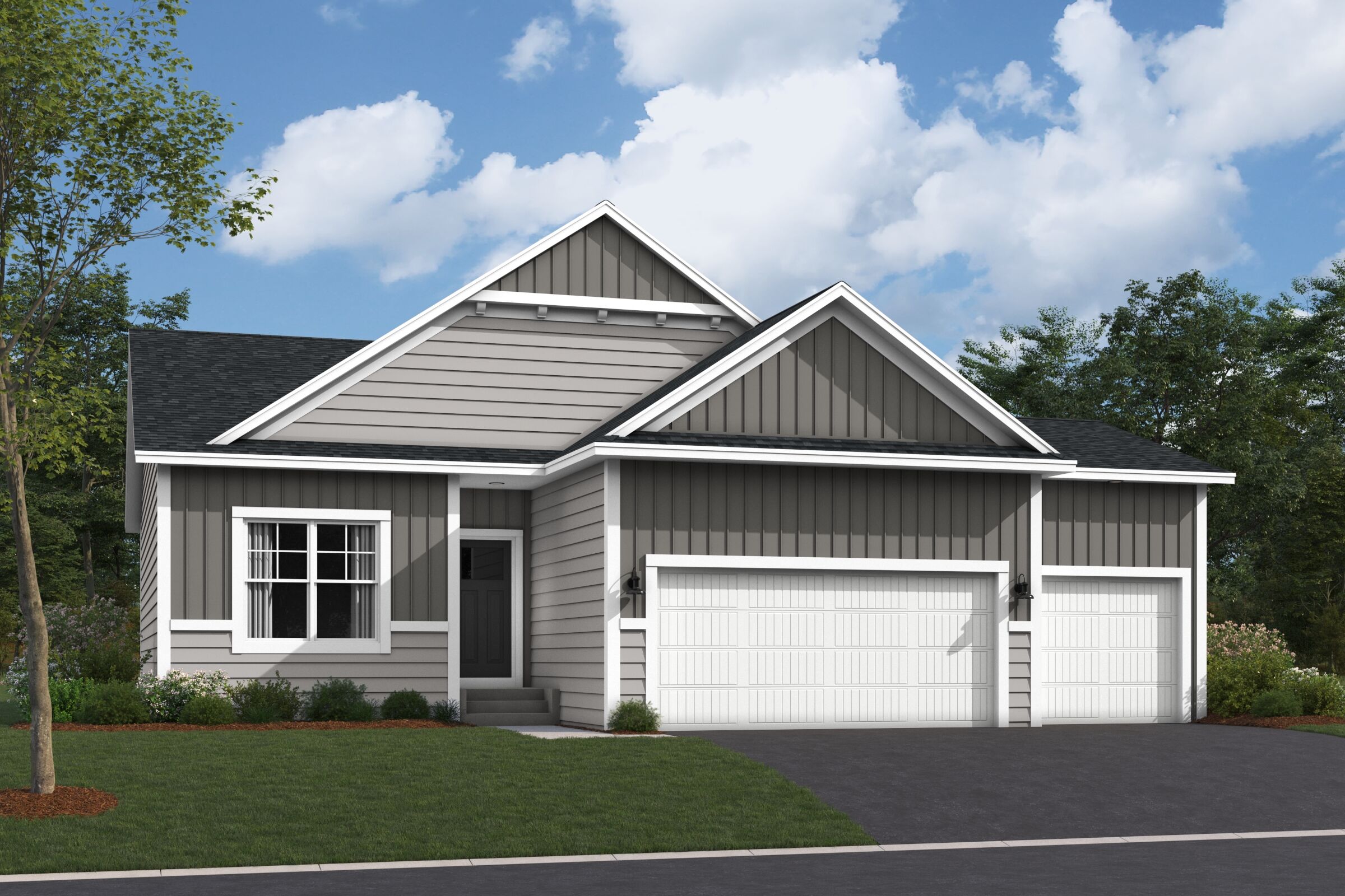 Ivy Elevation 3-car