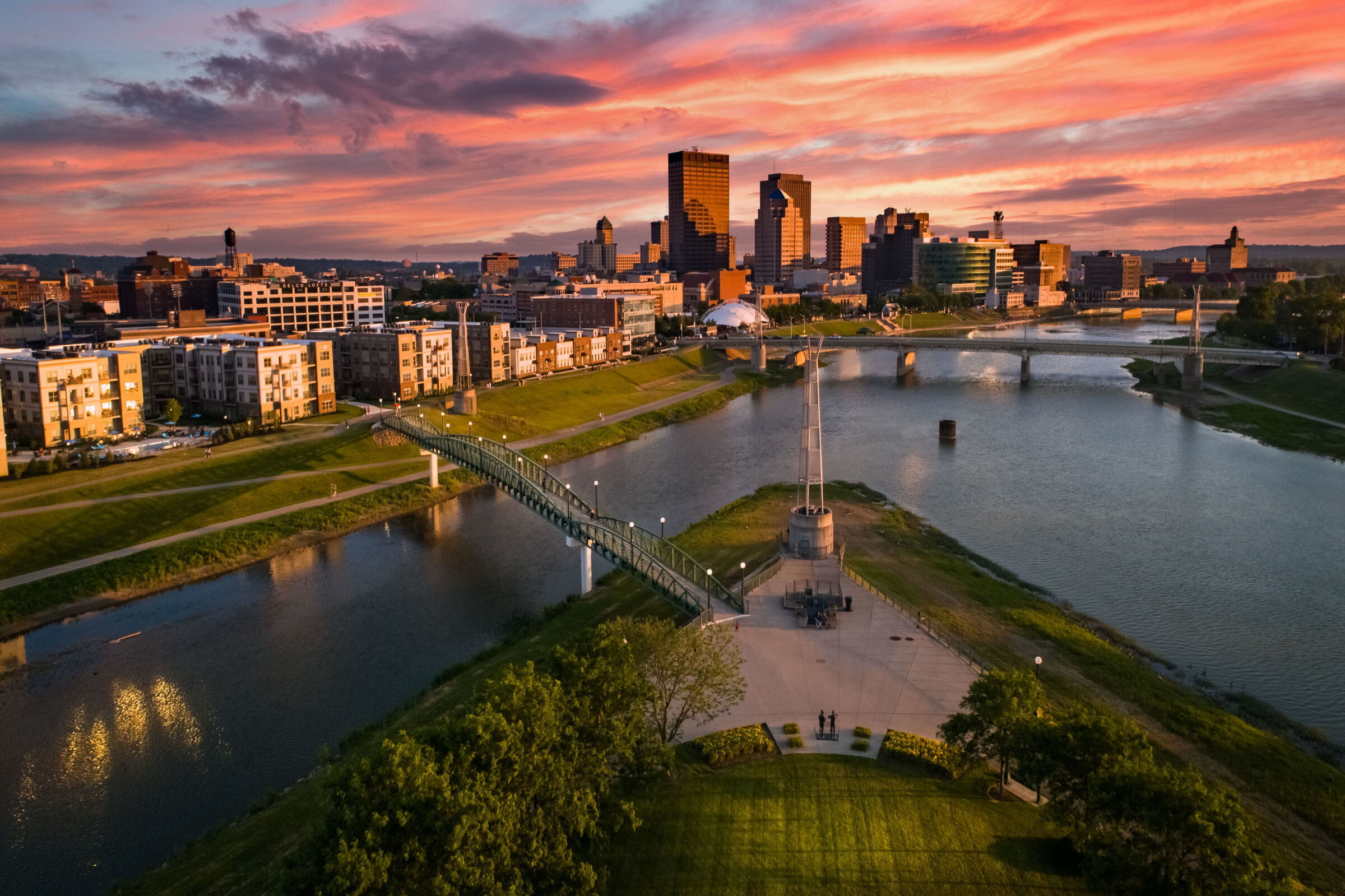 Dayton, Ohio Skyline