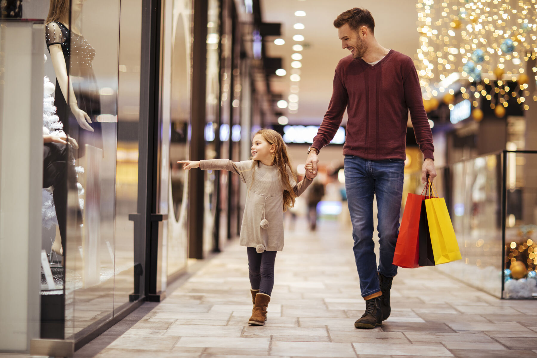 Shopping at Mall